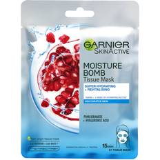 Alkoholfri Ansiktsmasker Garnier Moisture Bomb Pomegranate Hydrating Face Sheet Mask