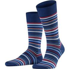 Streifen Socken Falke Microblock Men Socks - Royal Blue