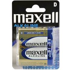 Maxell LR20 D Cell Blister 2-pack