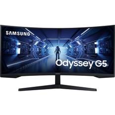 Curved Screen - Gaming Monitors Samsung Odyssey G5 C34G55TWW 34"