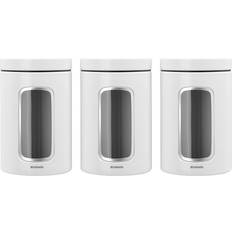 Brabantia Window Kitchen Container 3pcs 1.4L
