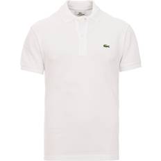 Lacoste pique Klær Lacoste Petit Piqué Slim Fit Polo Shirt - White