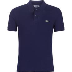 Lacoste pique Klær Lacoste Petit Piqué Slim Fit Polo Shirt - Navy Blue