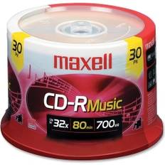 Optical Storage Maxell CD-R 700MB 32x Spindle 30-Pack