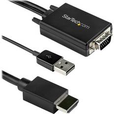 USB A/VGA-HDMI 2m