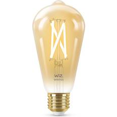 Fjernkontroller LED-pærer WiZ Tunable Filament Edison ST64 + WiZmote LED Lamps 50W E27 2-pack