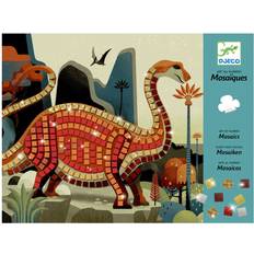 Schaumgummi Bastelkisten Djeco Creative Mosaic Dinosaurs