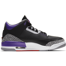 Nike Air Jordan 3 Retro M - Black/Cement Grey/White/Court Purple