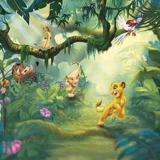 Grønn Tapeter Komar Disney Lion King Jungle (8-475)