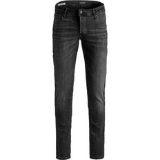 Grau - Herren Jeans Jack & Jones Glenn Original AM 817 Slim Fit Jeans -Grey/Black Denim