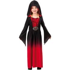 Vampyrer Kostymer & Klær Hisab Joker Red Dress w. Hood Childrens Costume