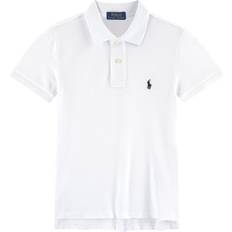 Korte ermer Pikéskjorter Ralph Lauren Kid's Performance Jersey Polo Shirt - White (383459)