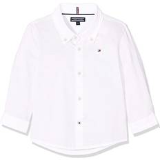 9-12M Hemden Tommy Hilfiger Boys Stretch Oxford Shirt - Bright White (KB0KB03968)