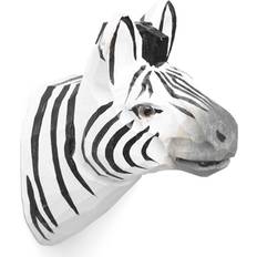 Ferm Living Haken & Aufhänger Ferm Living Animal Hand Carved Hook Zebra
