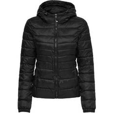 Only Damen - Winterjacken Only Short Quilted Jacket - Black