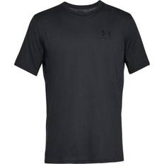 Overdeler på salg Under Armour Men's Sportstyle Left Chest Short Sleeve Shirt - Black