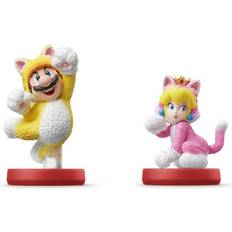 Super mario amiibo Gaming Accessories Nintendo Amiibo - Super Mario Collection - Cat Mario and Cat Peach