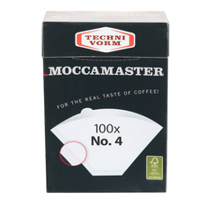 Moccamaster Tilbehør til kaffemaskiner Moccamaster CoffeeFilter no. 1x4 - 100st