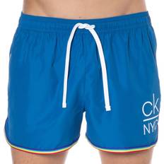 Calvin Klein Pride Short Runner Swim Shorts - Snorkel Blue