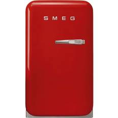 45cm Frittstående kjøleskap Smeg FAB5LRD5 Rød, Svart