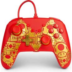 Switch controller mario Game Controllers PowerA Enhanced Wired Controller (Nintendo Switch) - Golden Mario