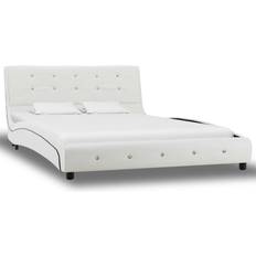 vidaXL Bed with Memory Foam Mattress 69.5cm Bettrahmen 120x200cm