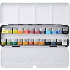 Winsor & Newton Professional Watercolour Lightweight Sketchers Metal Box 24-pcs