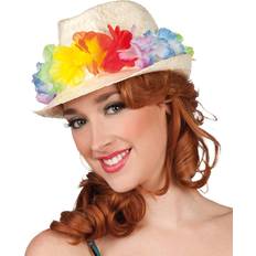 Beige Hatter Boland Hat Aloha with festoons