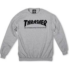 Thrasher Magazine Bekleidung Thrasher Magazine Skate Mag Crewneck Sweatshirt - Gray