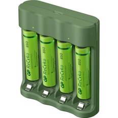 AA (LR06) - Ladere Batterier & Ladere GP Batteries ReCyko Everyday Charger B421 AAA 850mAh 4-pack