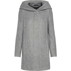 Vero Moda Damen Mäntel Vero Moda Transitional Coat - Grey/Light Grey Melange