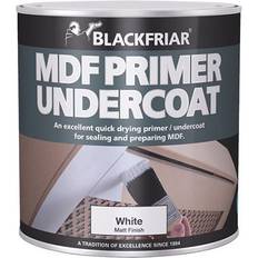 Blackfriar Paint Blackfriar MDF Primer Undercoat Wood Paint White 0.25L