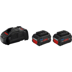 Bosch Ladegerät Batterien & Akkus Bosch Starter Set 2xProCORE18V 5.5Ah + GAL 1880 CV Professional