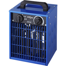 Blå Vifter Blue Electric Heater Fan 2000W
