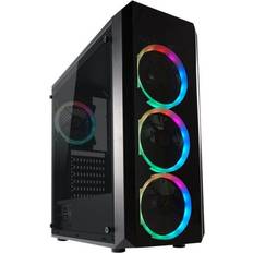 LC-Power Kabinetter LC-Power Gaming 703B Quad-Luxx Tempered Glass