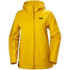 Skjult glidelås Regnjakker Helly Hansen Junior Moss Rain Jacket - Essential Yellow (41674-344)