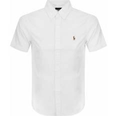 Polo Ralph Lauren Short Sleeve Slim Fit Oxford Shirt - White