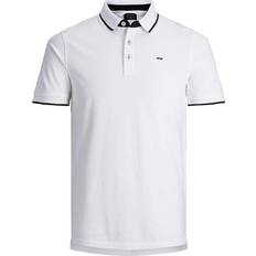 Jack & Jones Herren Poloshirts Jack & Jones Classic Polo Shirt - White/White