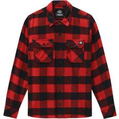 Dame - Røde Skjorter Dickies New Sacramento Shirt Unisex - Red