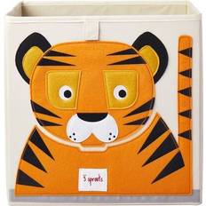 Beige Kleinteile-Aufbewahrung 3 Sprouts Tiger Storage Box