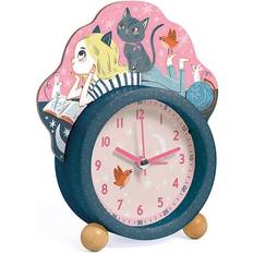 Multifargete Vekkerklokker Djeco Little Cat Alarm Clock