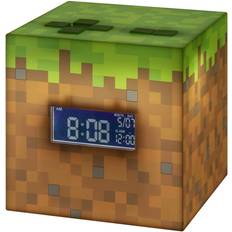 Alarm Clocks Paladone Minecraft Sunrise Music Grass Block Sound & Light