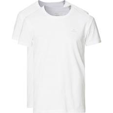 Gant Herre Overdeler Gant Crew Neck T-shirts 2-pack - White