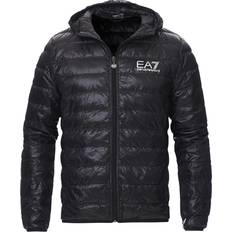 Winterjacken EA7 Train Core Light Down Hoodie Jacket - Black