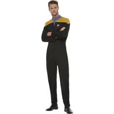 Science Fiction Kostymer & Klær Smiffys Star Trek Voyager Operations Uniform Gold & Black