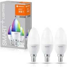 Kerzenförmig Leuchtmittel LEDVANCE SMART+ WIFI 40 LED Lamps 5W E14 3-pack