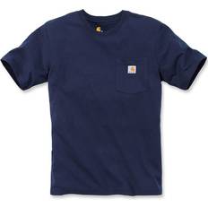 Carhartt Herre T-skjorter Carhartt Workwear Pocket Short-Sleeve T-shirt - Navy