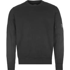 Collegegensere C.P. Company Diagonal Raised Fleece Sweatshirt - Black