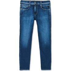 Herre Jeans Replay Anbass Original Hyperflex Re Used Jeans - Dark Blue