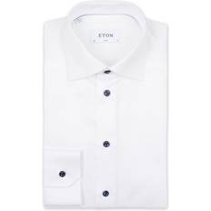 Eton Bekleidung Eton Twill Shirt - White
